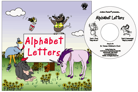 Alphabet Letters front cover with CD